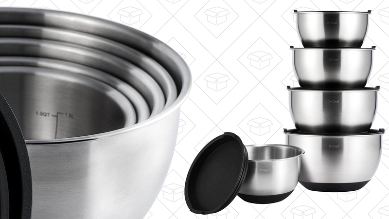 X-Chef Mixing Bowl Set, $28 with code ZSJ5PVBI